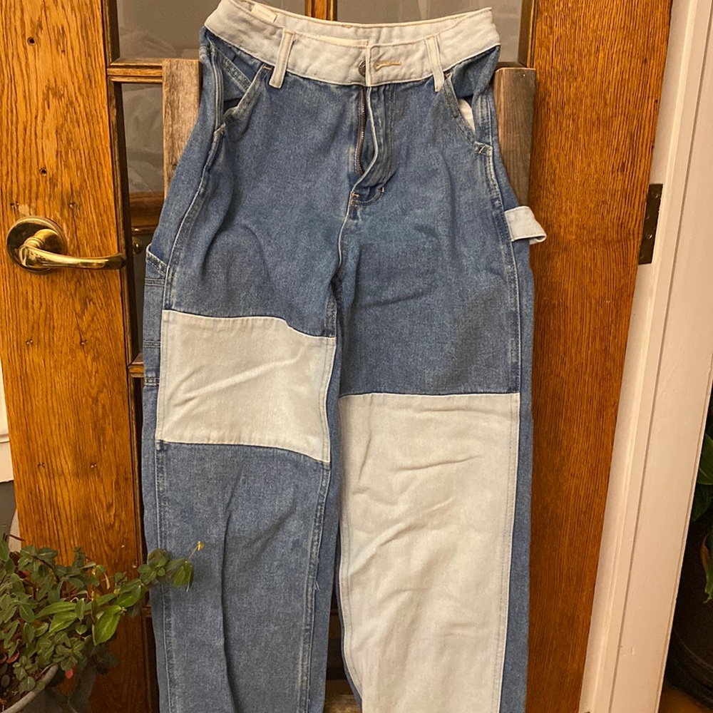 PacSun boyfriend patch jeans
